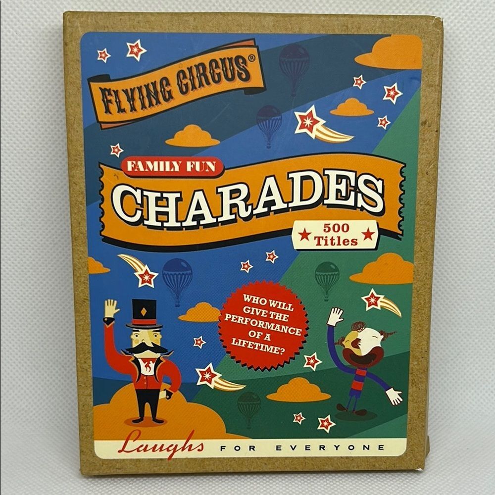 🧚🧚‍♀️🧚‍♂️ (5 for20$) Flying Circus Family Fun Charades Game